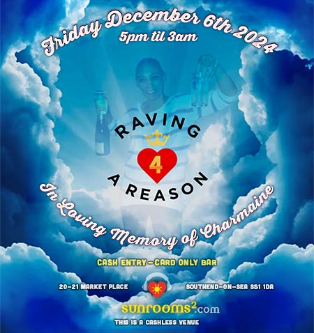 Friday 6th December - Raving 4 a Reason Xmas Party