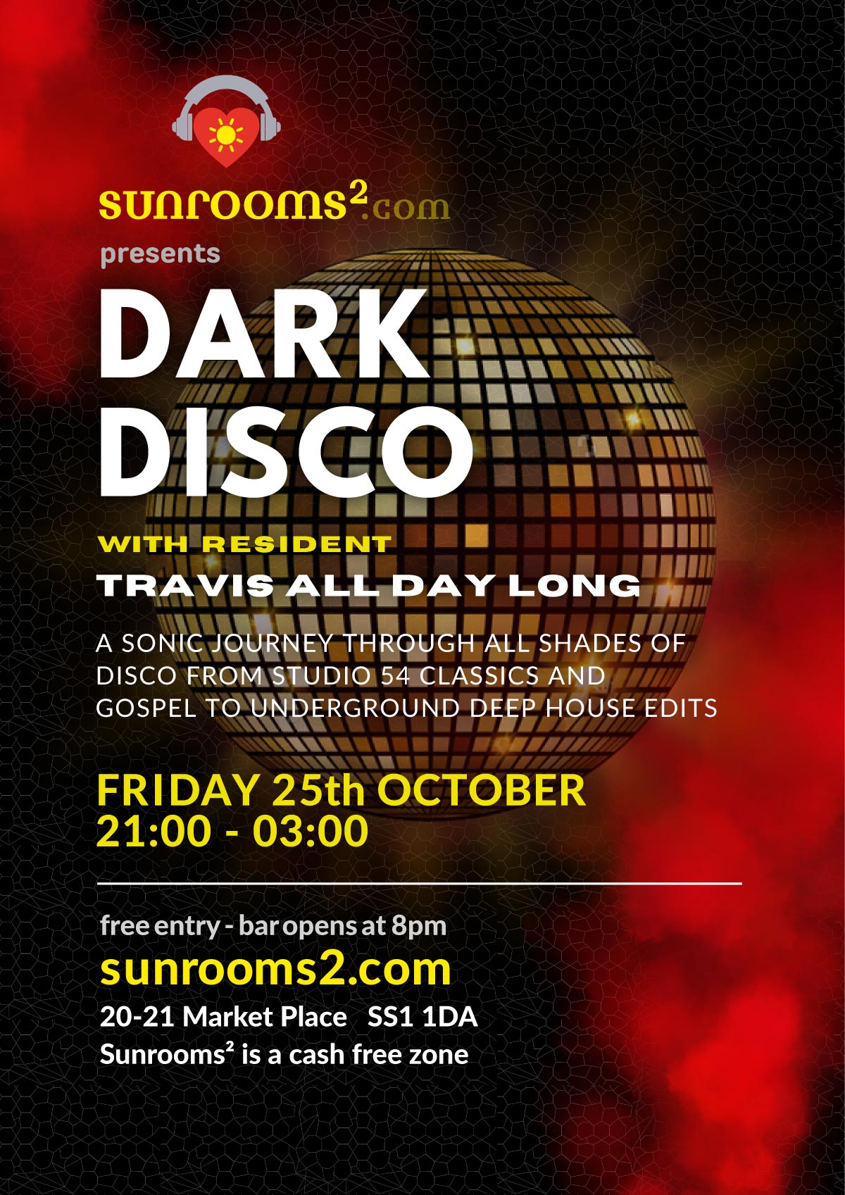 Friday 25th October - Dark Disco - Travis All Day Long