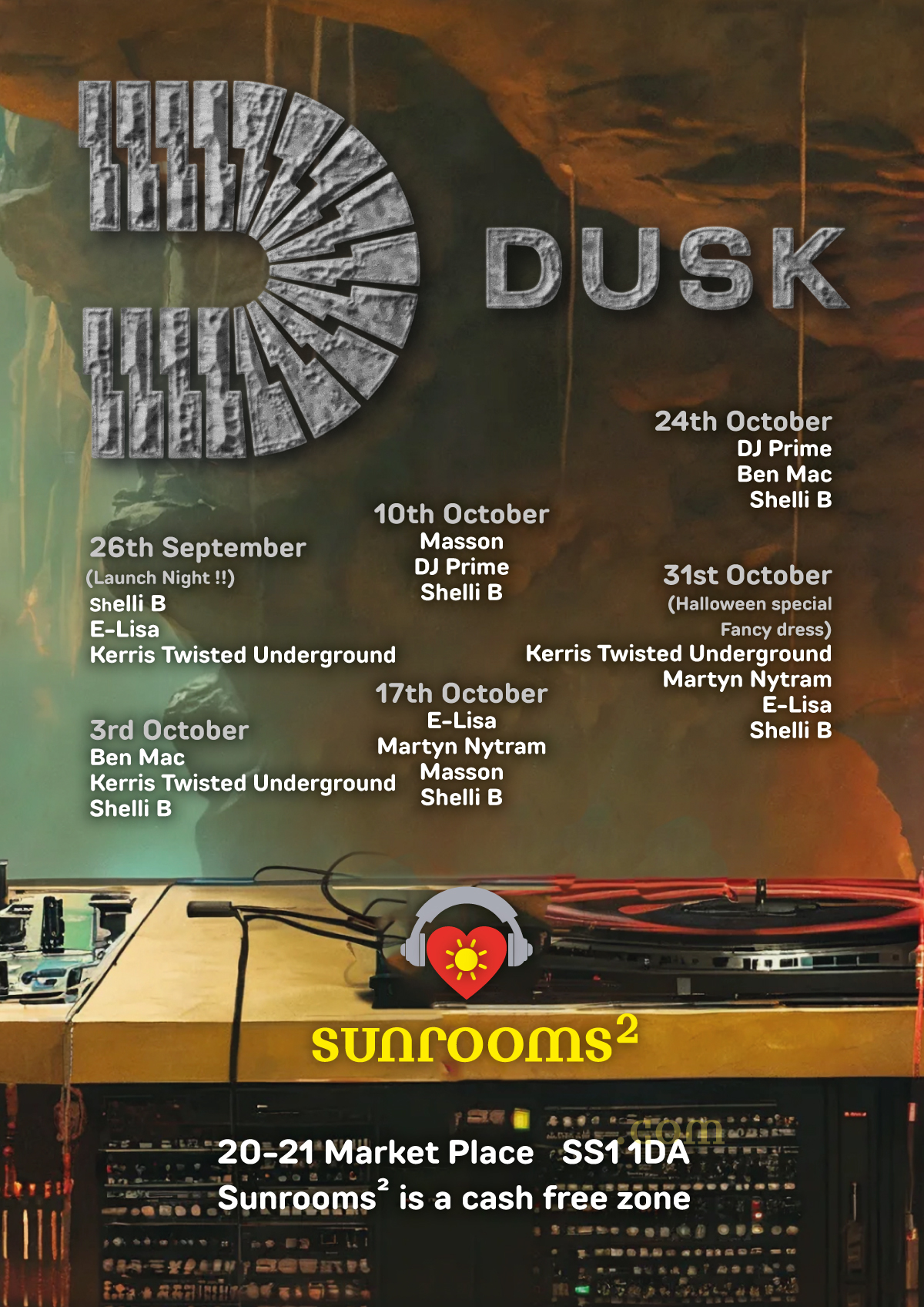 Dusk - hosted by DJ Shelli B - Cool London Radio - student night