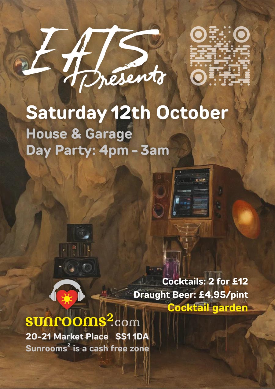 Saturday 12th October Day Party - Eats Presents