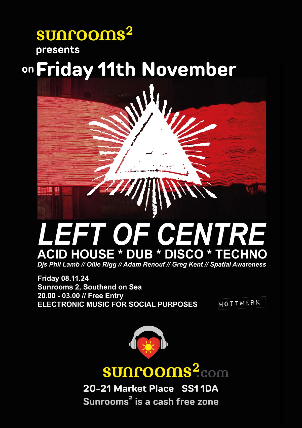 Friday 8th November - LEFT OF CENTRE