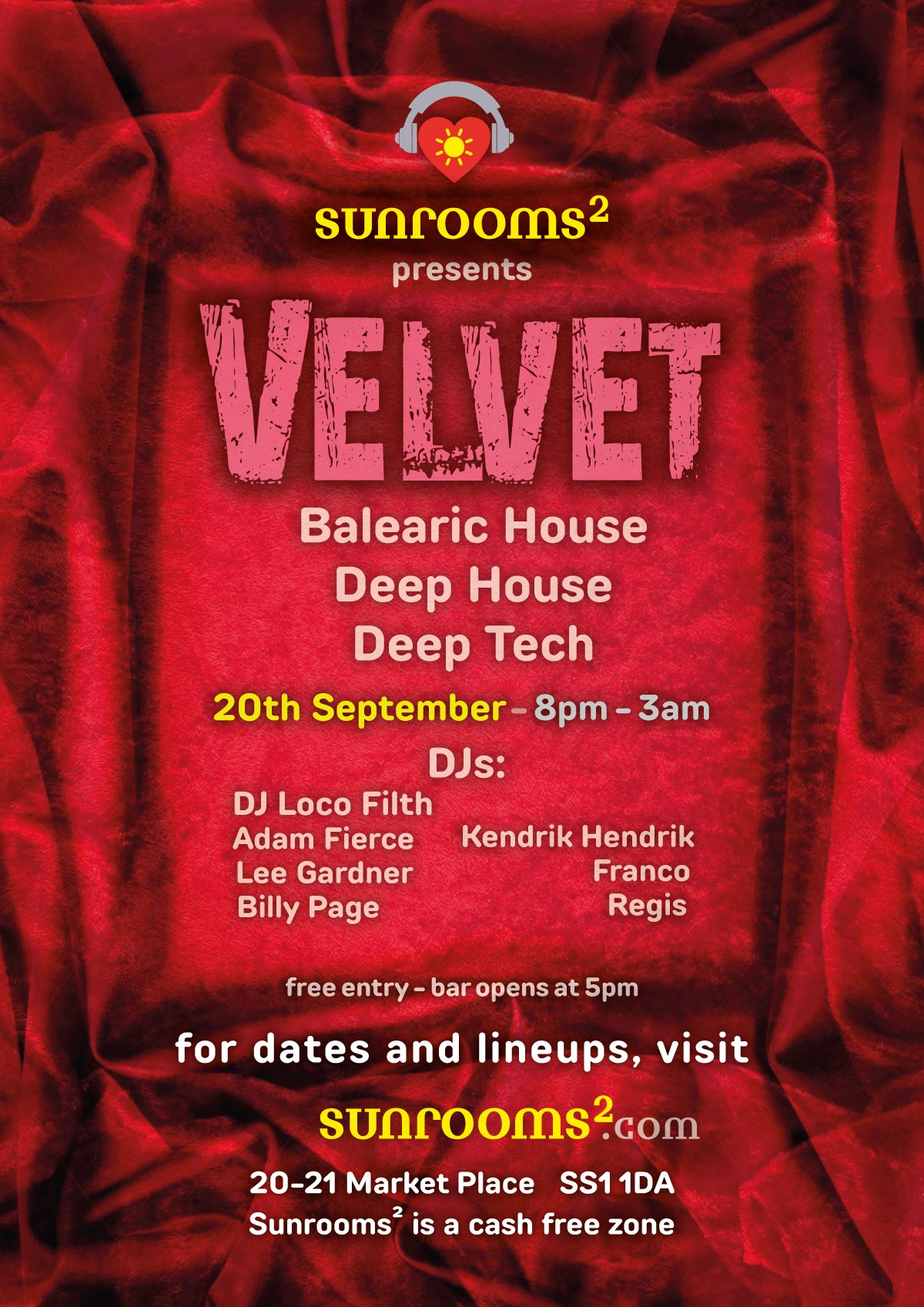 20th September - Loco 69  presents Velvet