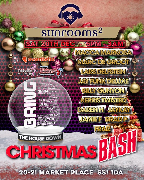 Saturday 20th December - Bring The House Down