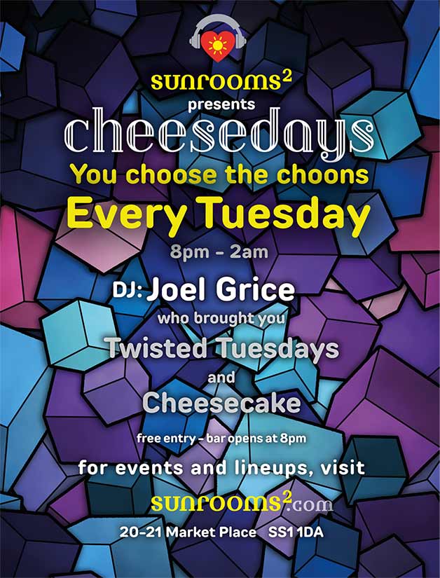 Tuesday 23rd December - Cheesedays you choose the choons - Free entry