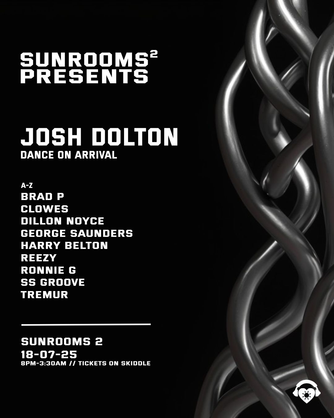 Friday 18th July - Sunrooms² presents - Josh Dolton