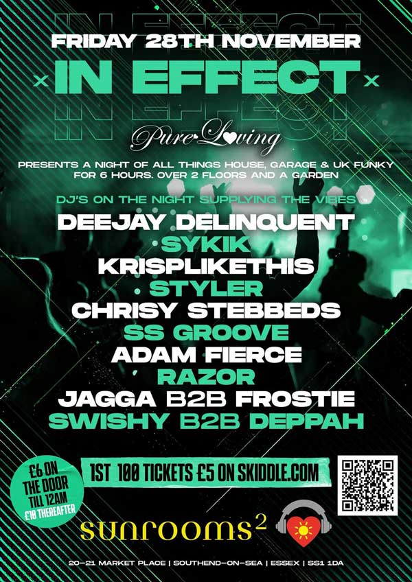 Friday 28th November - In Effect