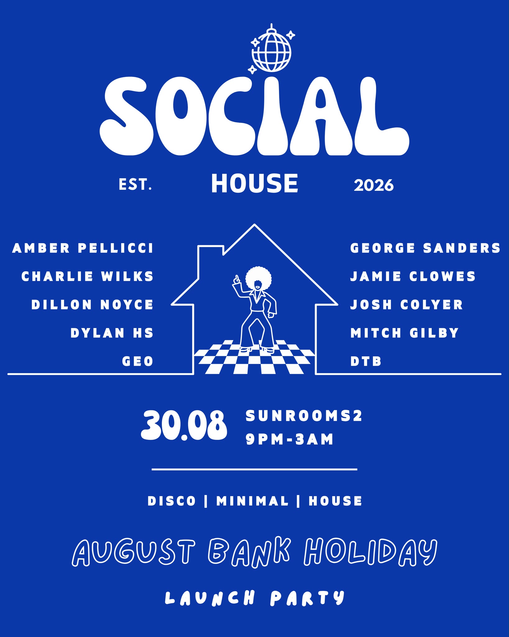 Bank Holiday 30th Sunday - Social House - Brand New Event