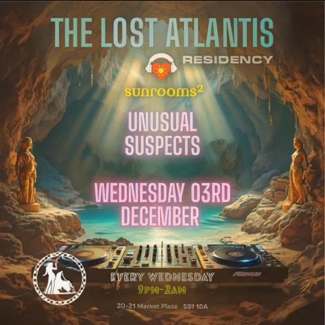 Wednesday 3rd December - Unusual Suspects - Lost Atlantis Records