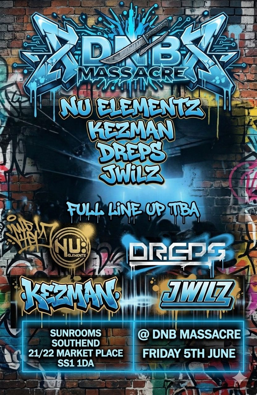 Friday 5th June - D&B  - 10pm - 3am