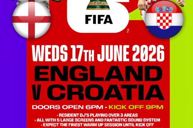Wednesday 17th June - World Cup Fan Zone - Doors Open