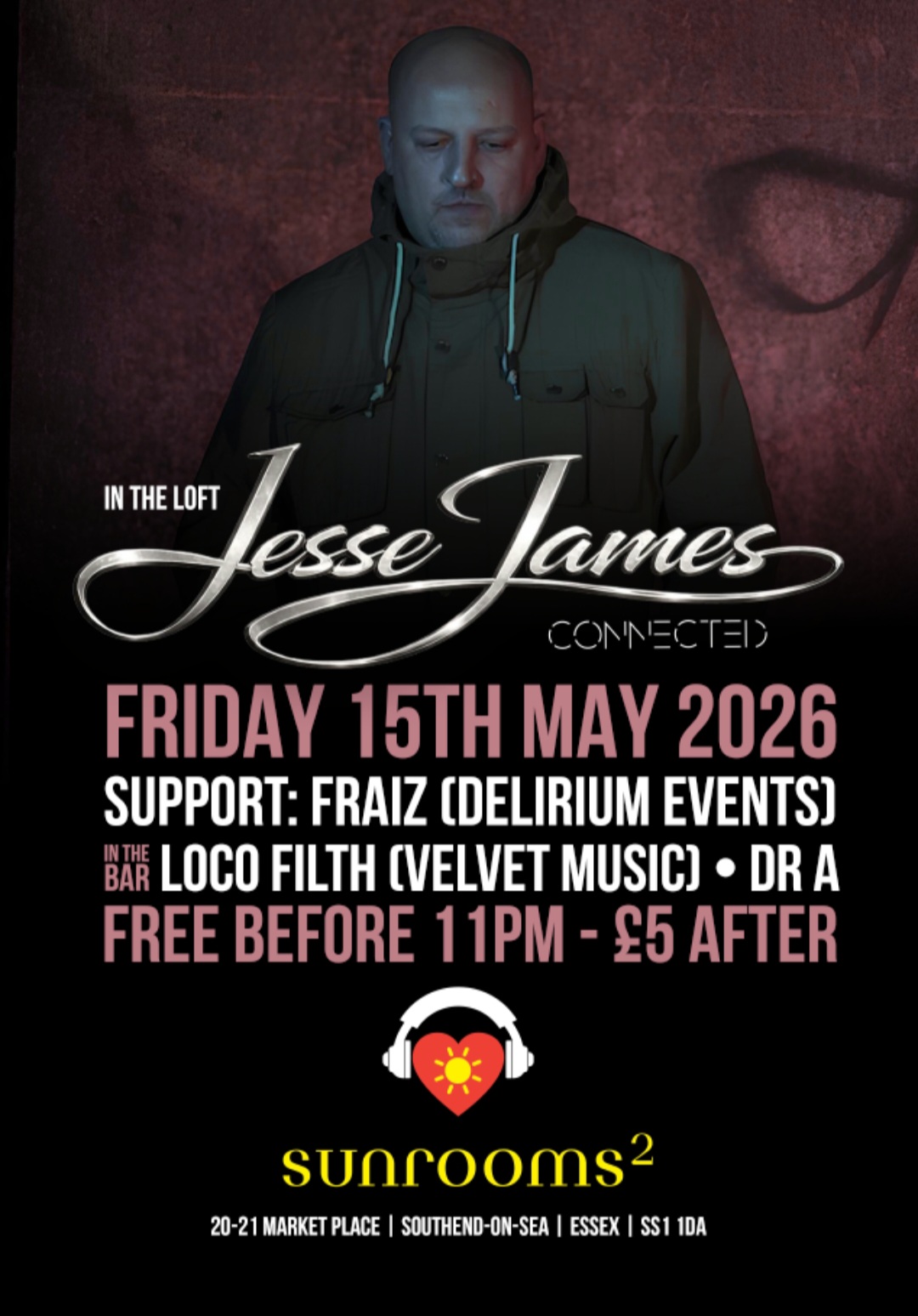 FRIDAY 15th MAY - 82 DISCO DISTRICT PRESENTS - DJ Jessie James - Viva Music / Creche / Connected Ldn
