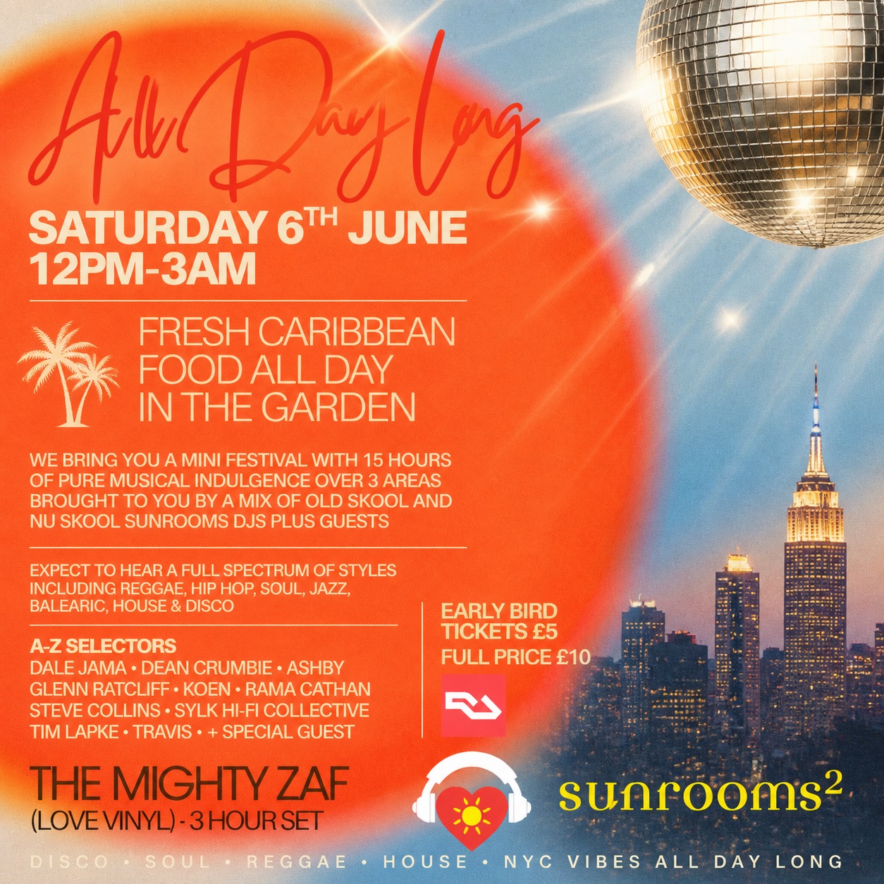 Saturday 6th June - Travis All Day Long
