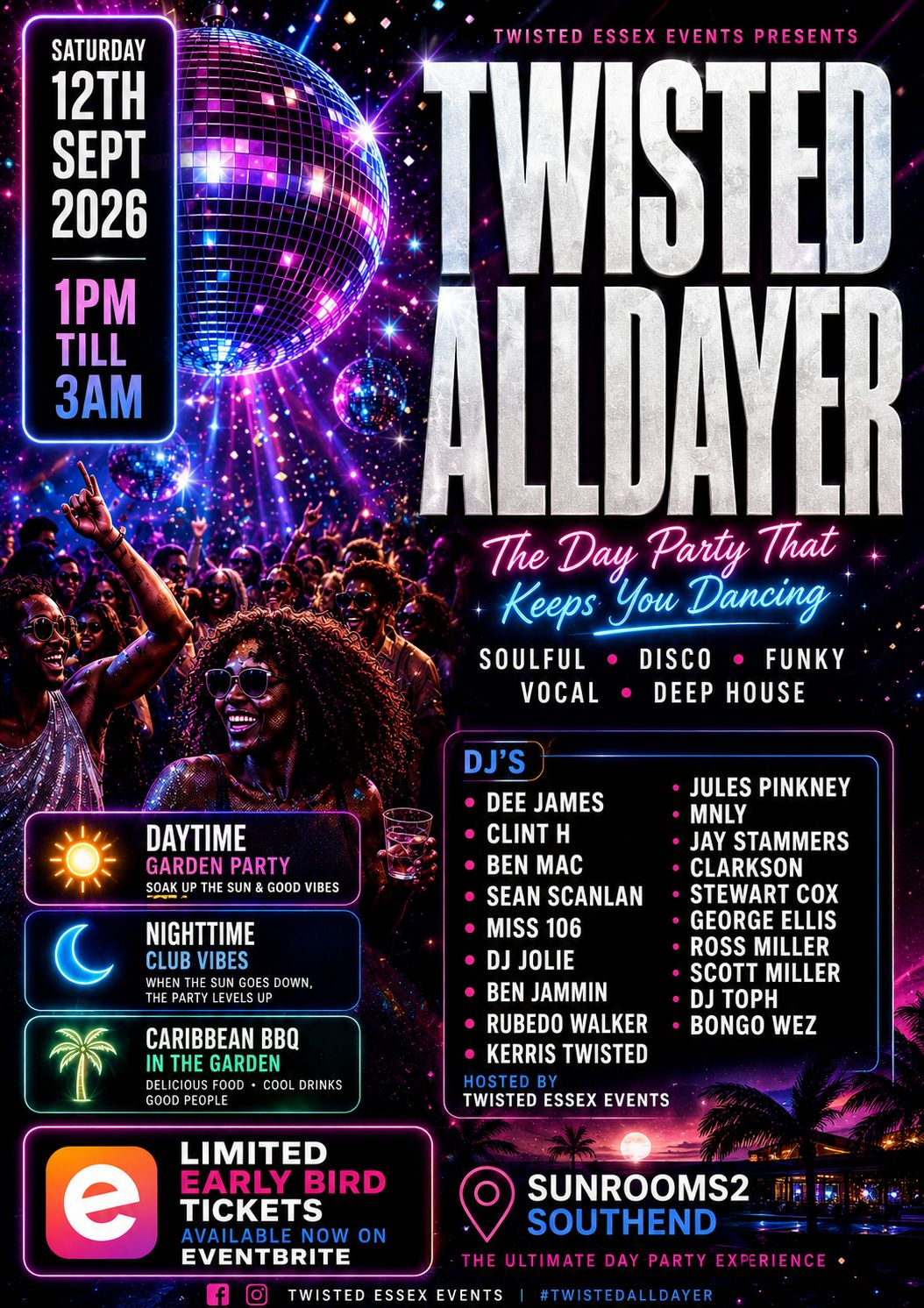 Saturday 12th September - Twisted Underground