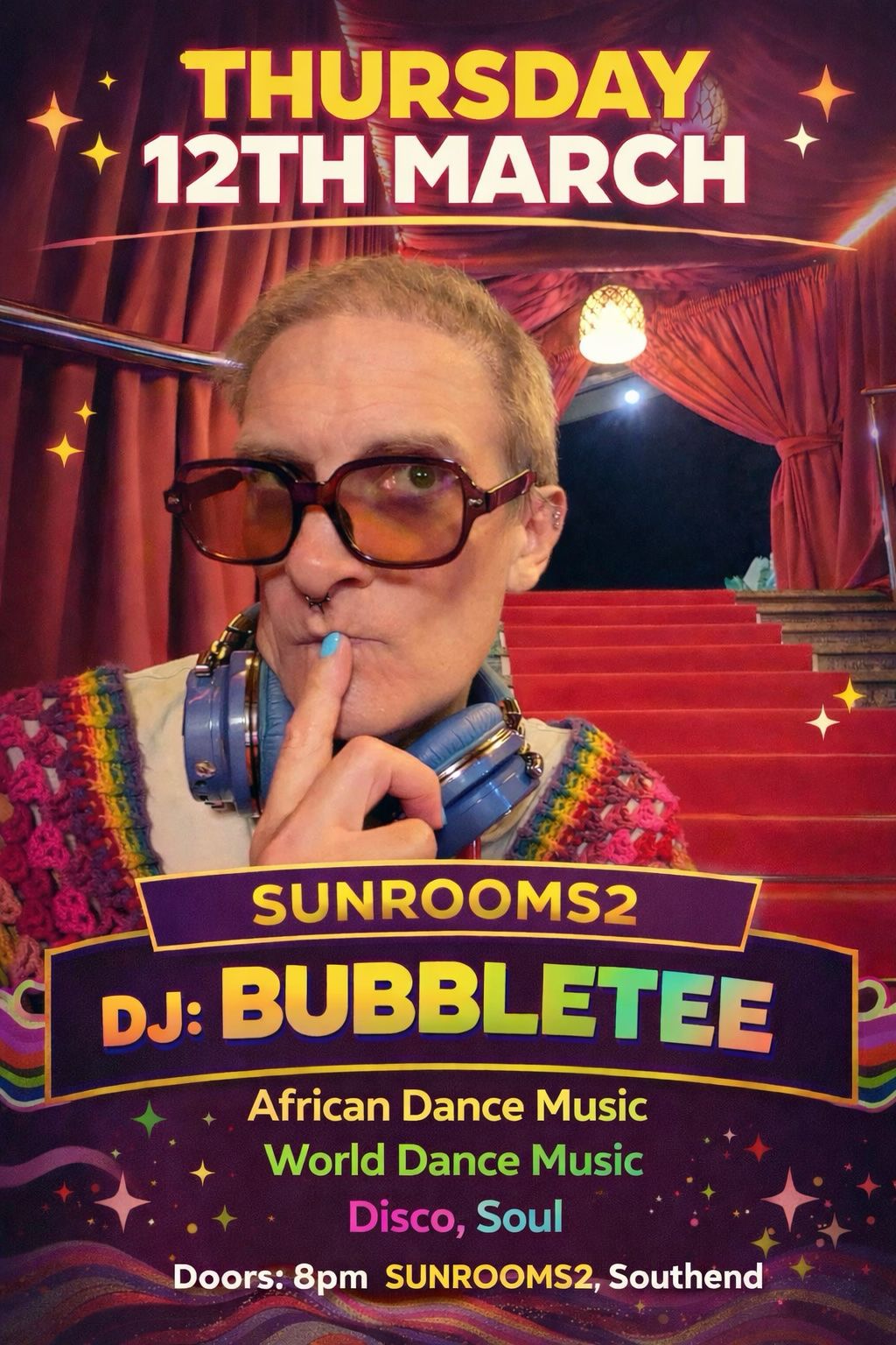 Thursday 12th March - DJ Bubbletee - Brand New Night - Free Entry
