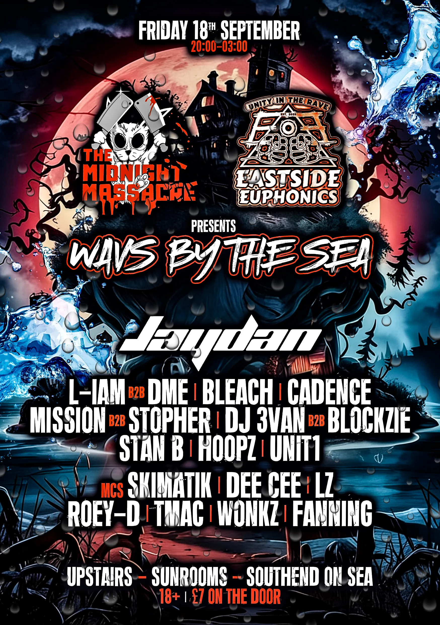 Friday 18th September - Waves By The Sea  - Loft