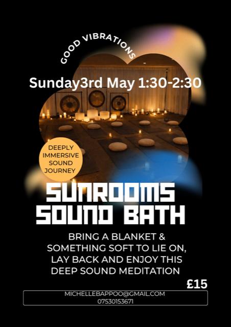 Sunday 3rd May - Gong Meditation - 2:30pm - 3:30pm - Loft
