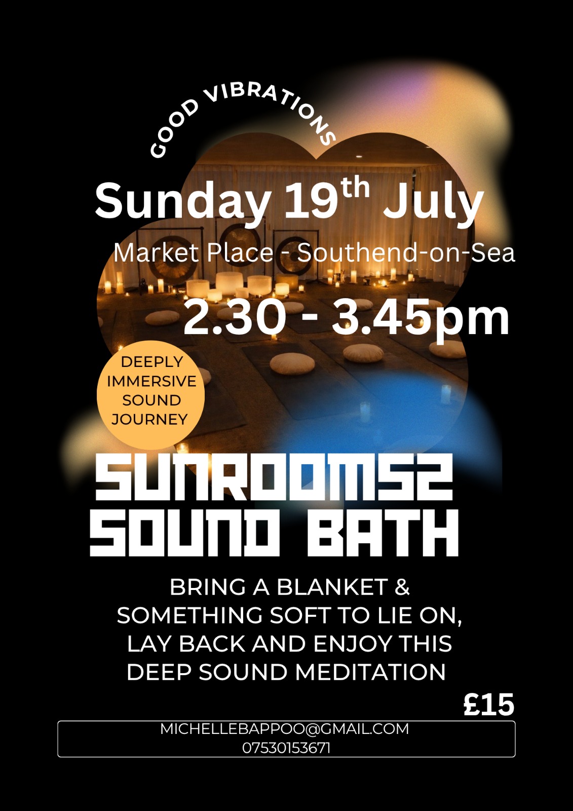 Sunday 19th July - Gong Meditation - 2:30pm - 3:45pm - Loft