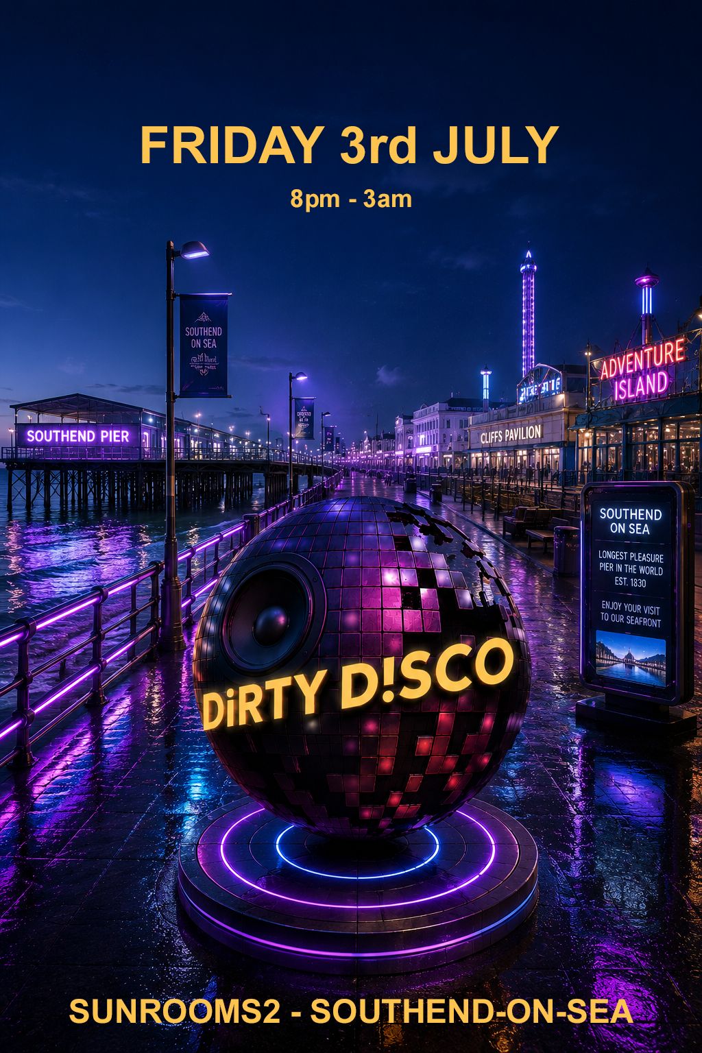 Friday 3rd July - Dirty Disco - Bar